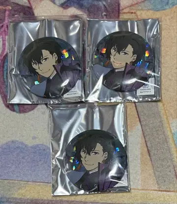 문호 스트레이독스 홀로그램 캐릭터 배지 할로윈 다자이 오사무 3종 세트