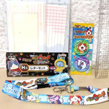 요괴워치 레터 세트 클립 배지 넥스트랩 3종 2015년 등