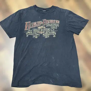 00'S 할리데이비슨 모터사이클 바이크 티셔츠