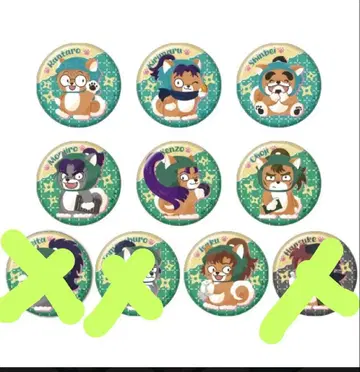 닌타마 란타로 닌타마 동물 포제 캔뱃지