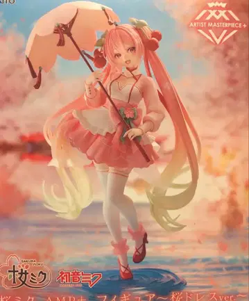 하츠네 미쿠 벚꽃 미쿠 AMP+ 피규어 벚꽃 드레스 ver.