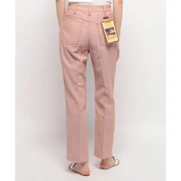 새상품 미사용 랭글러 런처 드레스 팬츠 핑크