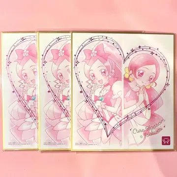 2 하트캐치 프리큐어 큐어 블라썸 색지ART 3장 세트