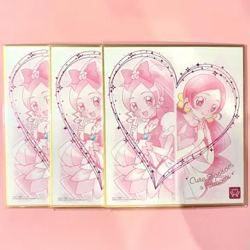 3 하트캐치 프리큐어 큐어 블로섬 색지 ART 3장 세트