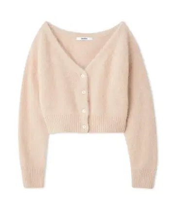 [스나이델] 폭스 알파카 숏 가디건 여성용 핑크