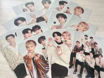 StrayKids 스키즈 패밀리마트 콜라보 클리어 파일 세트