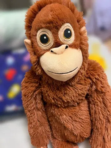 브라운 원숭이 봉제 인형