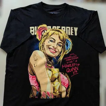할리 퀸 T셔츠 블랙