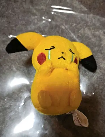 피카츄 봉제 인형 우는 얼굴