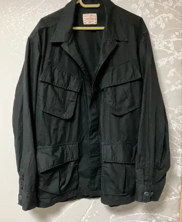 BONCOURA 퍼티그 재킷 포플린 블랙 40