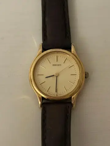 SEIKO 쿼츠 손목시계 2P21-0890 빈티지 배터리 교체 완료