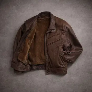 [양가죽] 90s 빈티지 레더 재킷 g1 a2 짧은 기장