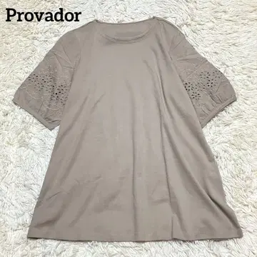 Provador 크리스탈 쿨 수피마 면 100% 레이스 소매 튜닉 QVC