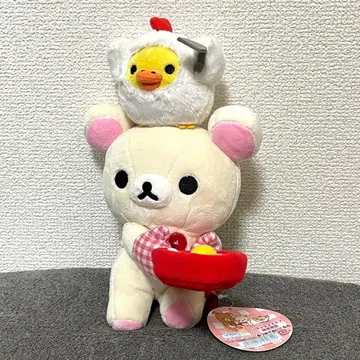 산엑스 리락쿠마 스토어 달걀 테마 모아 모아 봉제 인형 코리락쿠마