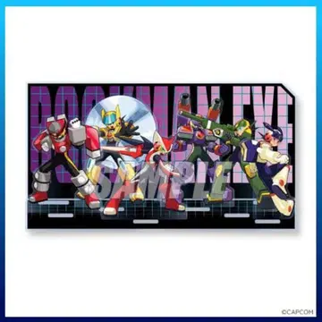 캡슐 복권 x 록맨 에그제 아크릴 디오라마 팀 오브 블루스 서울 유니존