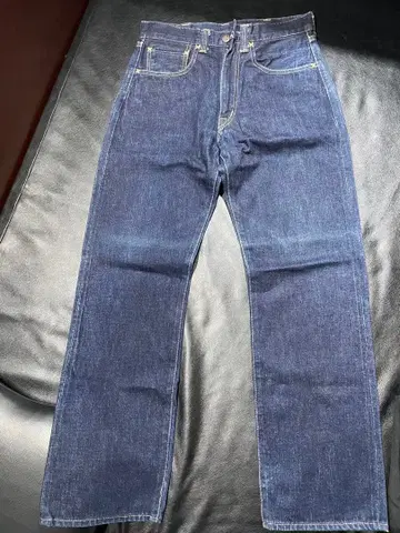 텐더 로인 다크 네이비 스트레이트 데님