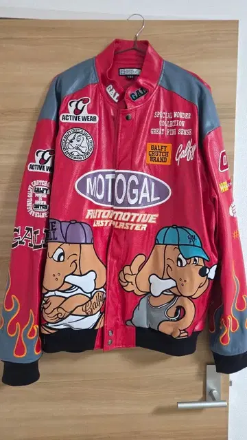 갈피 파이어 레이싱 자켓 레이서 레드