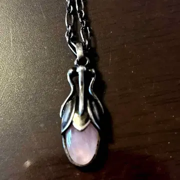 조지 젠슨 헤리티지 2011 로즈 쿼츠 실버 925 목걸이