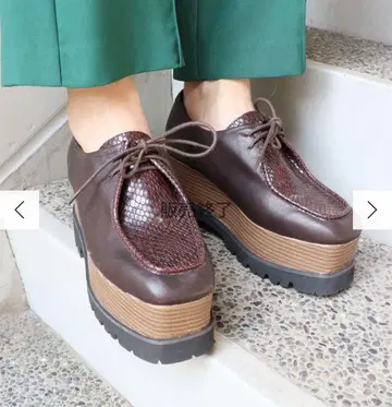 정가 14000엔 새상품 MURUA 레이스업 웨지 슈즈 L 갸루 통굽