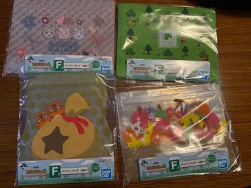 동물의 숲 제일복권 F상 지퍼 백