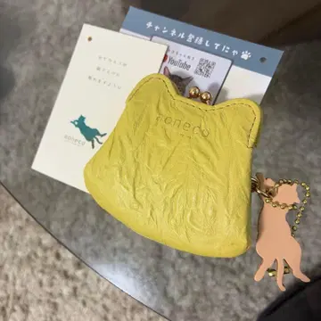 aoneko 코인 케이스 소품함 가마구치 고양이 보호 고양이