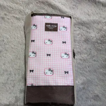 시마무라 하운드투스 체크 핑크 백 에코백 쇼핑백 헬로키티