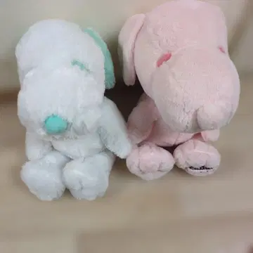 PEANUTS 스누피 봉제 인형 2체 세트