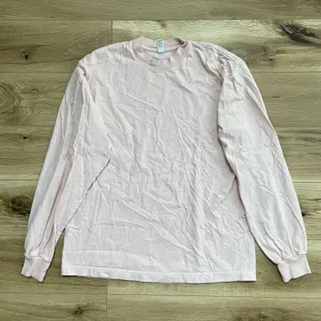 로스앤젤레스 어패럴 롱 T 쉘 핑크