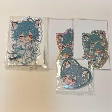 앙스타 난자타운 호죠 라이카 아크릴 스탠드 캔뱃지 스티커