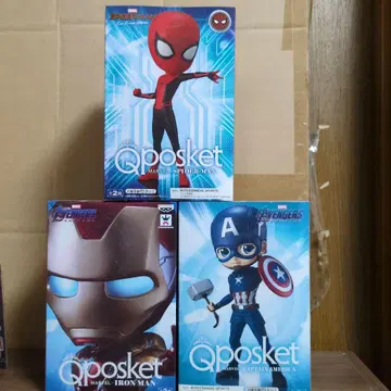 Qposket 아이언맨 캡틴 아메리카 스파이더맨 Marvel