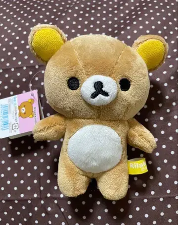 산엑스 리락쿠마 봉제 인형 마스코트 키링 레트로