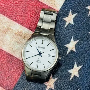 SEIKO 세이코 솔라 티타늄 V157-0BB0 가동품 팔 둘레 얇음