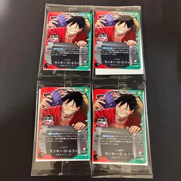 [제일복권] 원피스 카드 게임 프로모 카드 몽키 D 루피 4장