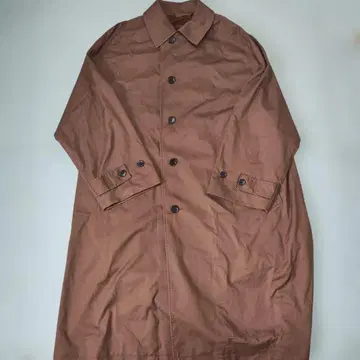 유니클로 U 스텐카라 코트 브라운 L 사이즈 452376