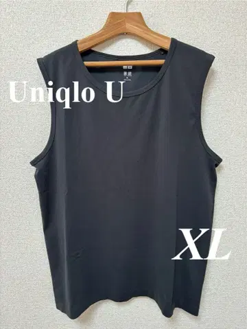 [유니클로 U] 24SS 드라이EX 탱크탑 XL 다크 그레이
