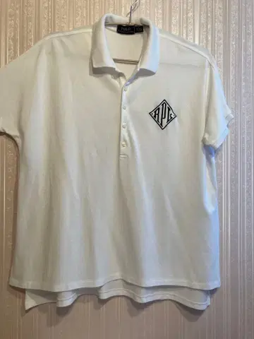 폴로 랄프로렌 화이트 피케 셔츠 리오셀 소재