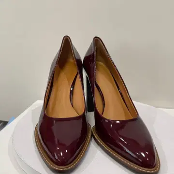 새상품 ONSEPiA 히미코 버건디 하이힐 24cm