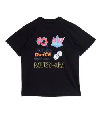 Da-iCE ZOZOTOWN 콜라보T셔츠 블랙