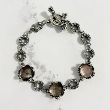 REGALIA 레갈리아 체인 팔찌 검은 나비 조개 실버 훈증