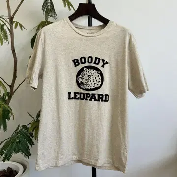 Mixta BOODY LEOPARD T셔츠 M 사이즈 베이지