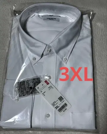 [ 3XL ] 온라인 한정판 슈퍼 논아이론 저지 슬림 셔츠/버튼 다운