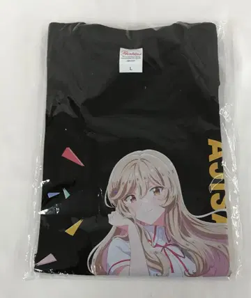 세나 수국 캐릭터 T셔츠 와타나레전 Ver. 블랙 L 사이즈