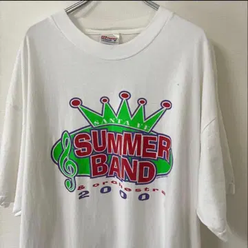 90s 00s SANTA FE SUMMER BAND 티셔츠 밴드 레어