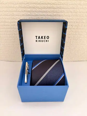 넥타이 TAKEO KIKUCHI 상어 BOX세트 (넥타이 타이 바)