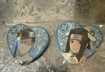 NARUTO 산리오 콜라보 하트형 홀로그램 배지 재불참 백