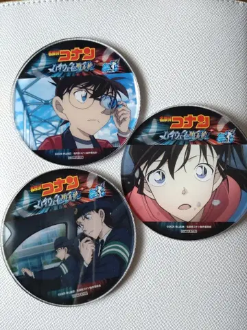 명탐정 코난 영화 아크릴 코스터 3개 세트 하이웨이의 타락천사