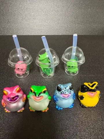 가챠가챠 케로넨 4체 & 케로페치노 3체 세트