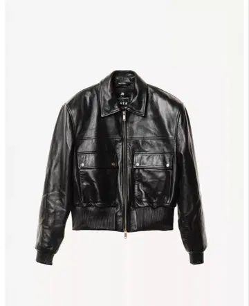 WILLY CHAVARRIA x ZARA 크롭핏 내퍼 가죽 블루종