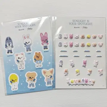 StrayKids 비오레 한국 팝업 스티커 세트
