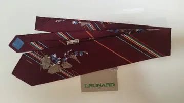 LEONARD 실크 넥타이 이탈리아제 새상품급